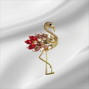 Flamingo Brooch